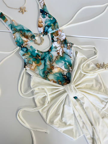 MOROCCO THREE PIECE WRAP KINI SET