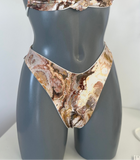 HIGH LEG BOTTOMS - ROMI PRINT