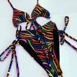 THE STRAPPY MULTIWAY BIKINI - NEON JUNGLE (custom colours available)