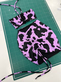 LILAC COW PRINT CO-ORD (UK 8)